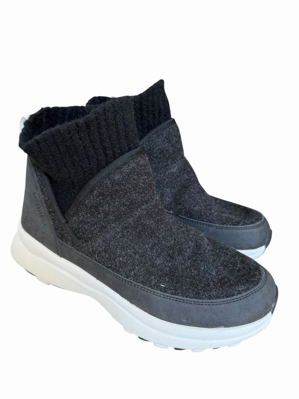 Merrell Snow Boots Cloud Renew Bluff Bootie Size 9 Dark Gray NEW